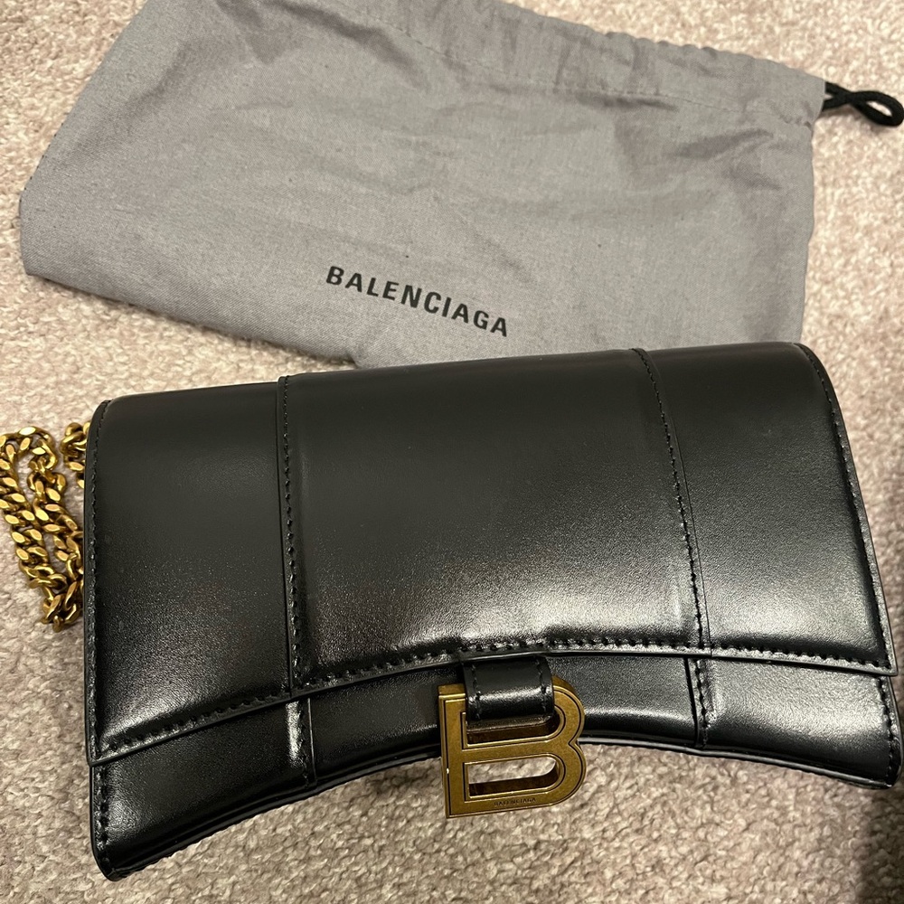Balenciaga Black Leather Women's Bag